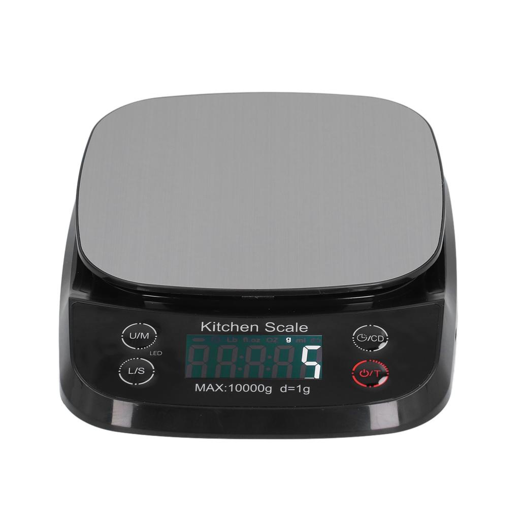 Kitchen Digital Scale Household Stainless Steel Rechargeable Baking Scale for Weighing Food