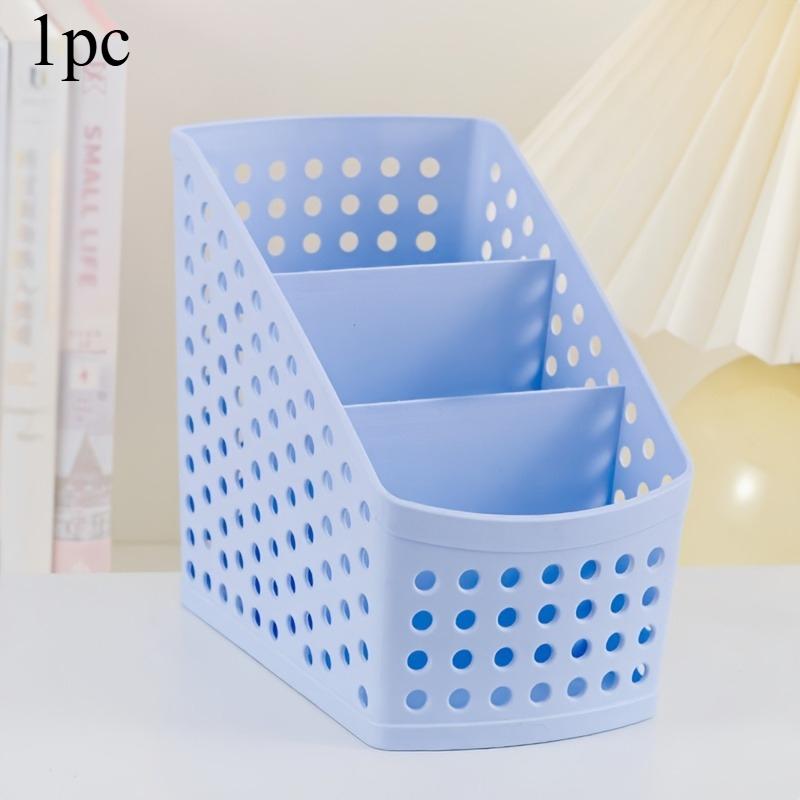1pc School Stationery Makeup Organizer Desktop Storage Box Container for Cosmetics Jewelry Stationery Plastic Desktop Organizer