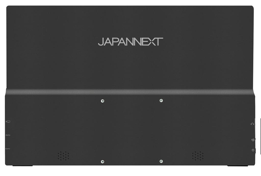 JAPANNEXT 14 inch mobile monitor IPS panel full HD 1920x1080 resolution with smart case (Type C/PC compatible/built-in speaker/sRGB100%/non-glossy)
