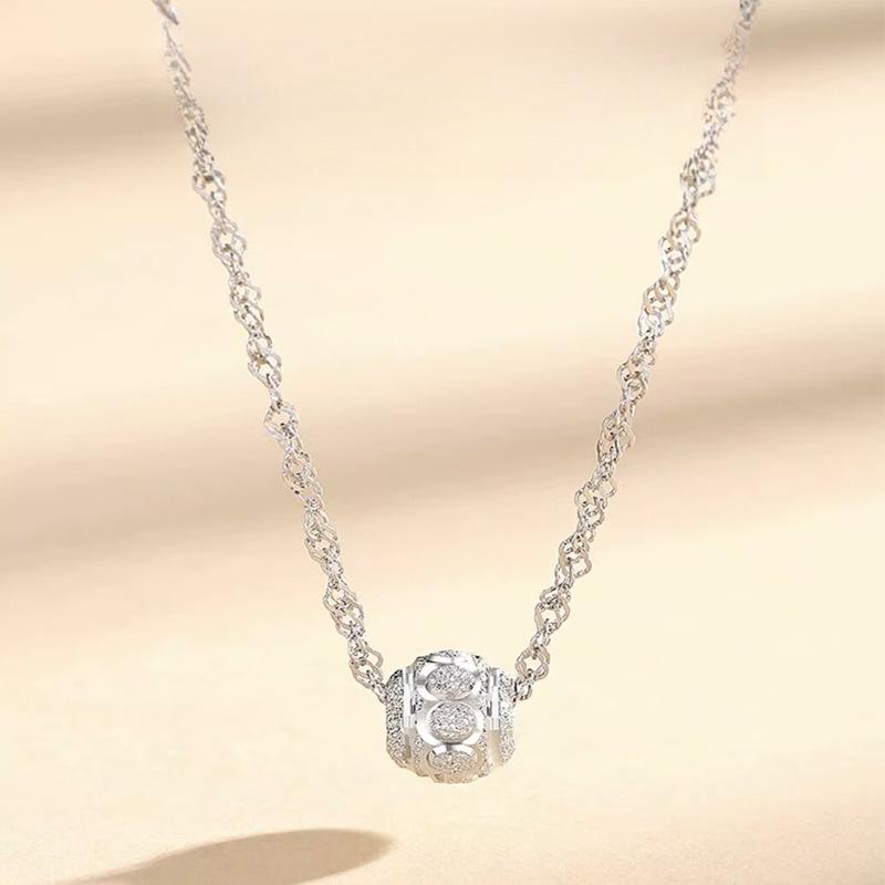 

Подвеска Sansheng III, ожерелье с переводными бусинами, женский подарок на День святого Валентина на праздник Циси для девушки