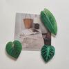6pcs Creative Lifelike Tropical Green Plants Refrigerator Magnets Cute Refrigerator Magnets Whiteboard Sticker Decorative
