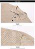 Men's 2025 Autumn Pineapple Knit Polo Sweater - Business Casual Versatile Lapel Base Layer
