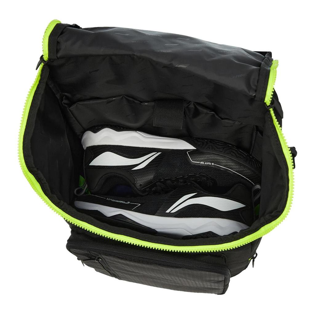 Li Ning Polyester Backpack Unisex Black ABSU067-1