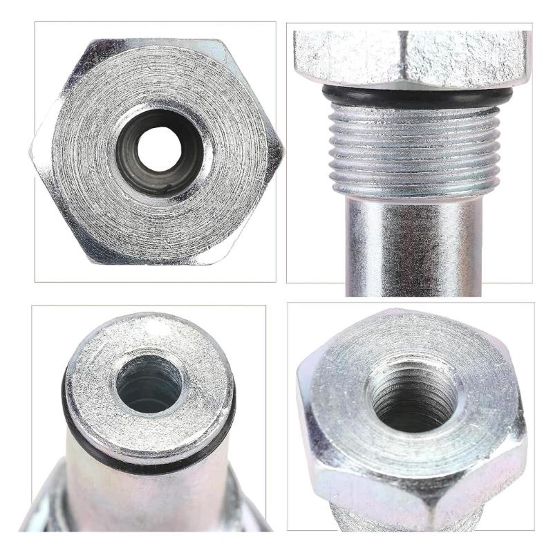 Oil Rail Adapter with 6.0 High Pressure Oil Pump IPR Valves Air Test Fitting Tool for 6.0L Engine