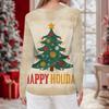 Women's Daily Casual Long-sleeved Printed O-neck Top