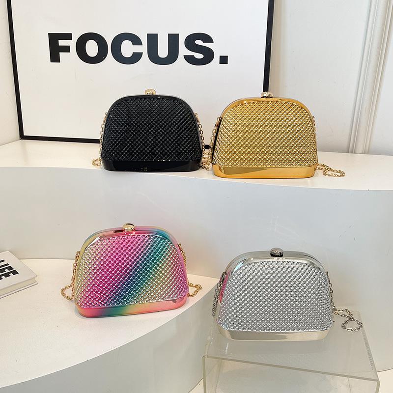 Women's Bag Fashion Niche Design Dinner Bag 2025 New European and American Trendy Versatile Acrylic Chain Shell Bag