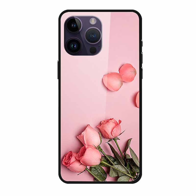 Glass Back Cover For iphone 16 Pro Max Phone Case Soft Bumper Hard Tempered Glass Case For iphone 15 Pro Max Case Funda Shell