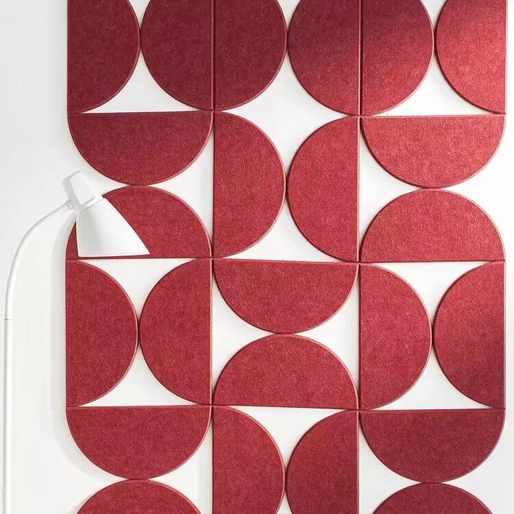Semi-Circle Polyester Felt Wall Decoration & Sound Absorption Board