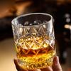 4pcs Sets Whiskey Glass Set Engraved Brandy Wine Glasses for Gifts Clear Lead Free Beer Drinking Glasses Scotch Liquor Barware