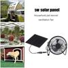 Portable Mini Solar Panel USB Output Cooling Fan Durable Solar Power Ventilator  Outdoor Activities