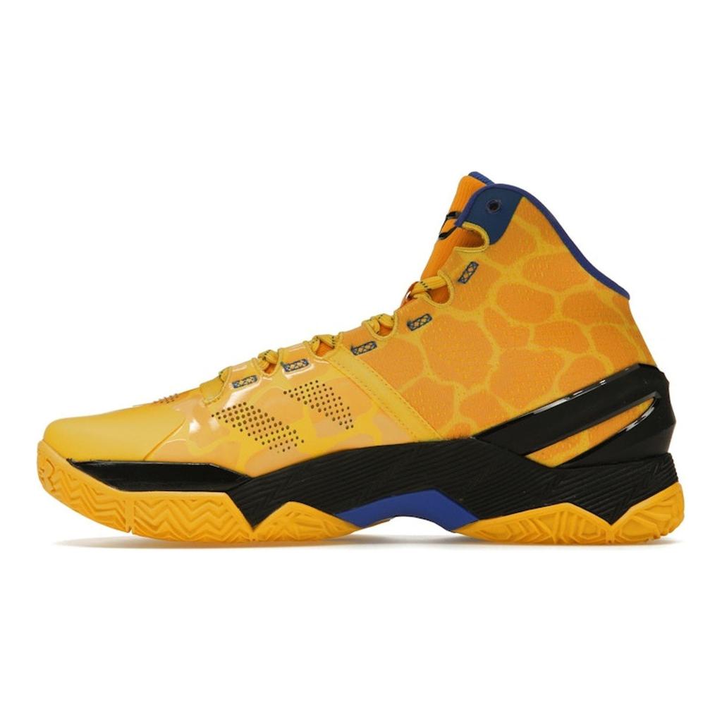 Under Armour Curry 2 Retro Double Bang Unisex Sneakers Yellow Steeltown-Gold Taxi 3026281-700
