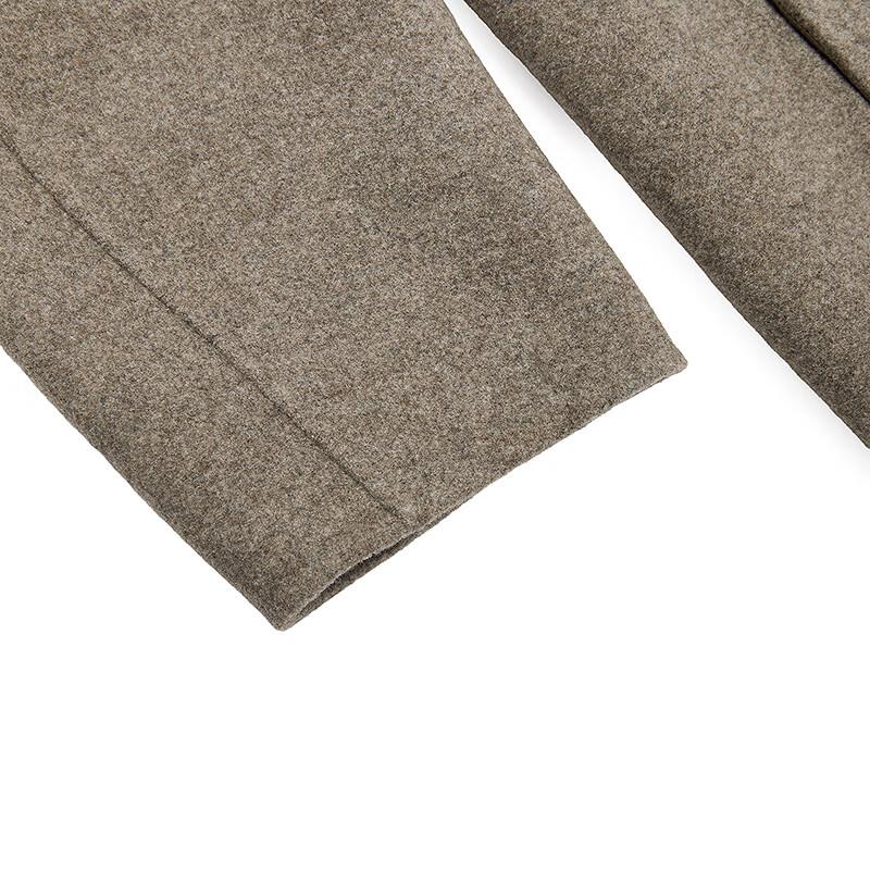 JNBY 2025 Winter Loose H-Line Wool Blend Coat