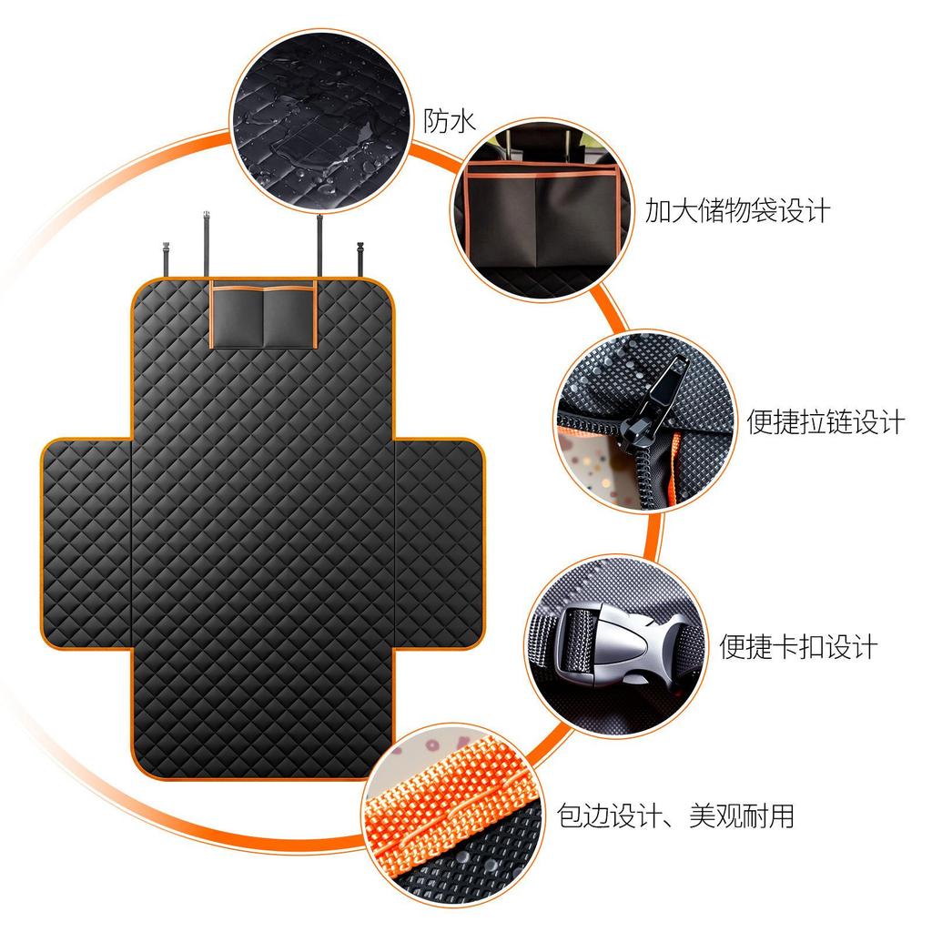 Dog Suv Cargo Liner Anti Scratch Wear Resistant Pet Trunk Mat Cover For Suvs Sedans Car Interior Accessory