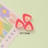 10Pcs Assorted Resin Fruit Decor Pieces Cute Strawberry Lemon Watermelon for DIY Scrapbook Kids Handcraft Projects