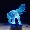 Factory Dropshipping ODM Rechargeable Touch Switch Dog Arylic Panel Box Table Night Lamp  16 Colors Change 3D LED Light