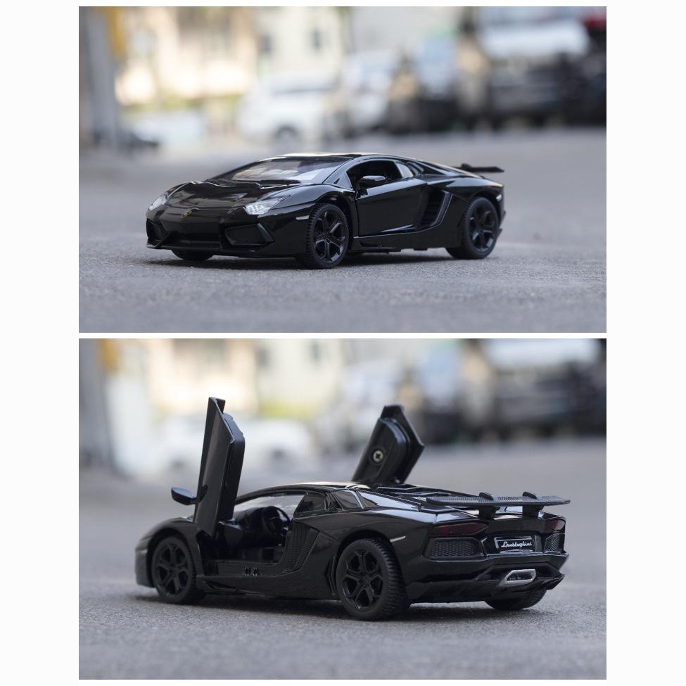 1:Maßstab 32: LP740, Legierung, Automodell, Licht- und Soundeffekt, Druckgussauto, Spielzeug für Jungen, Geburtstagsgeschenk, Kinderspielzeug, Autosammlung