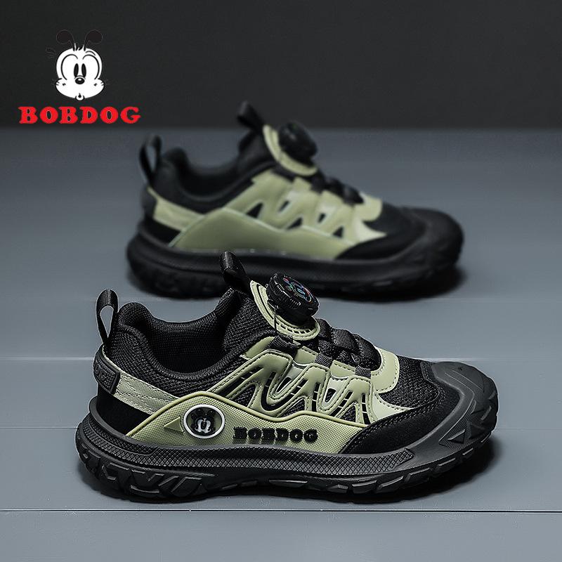 Babu Bean Boys Shoes Sports Shoes Spring 2025 New Mesh Breathable Children's Shoes Boys Soft-soled Casual Shoes