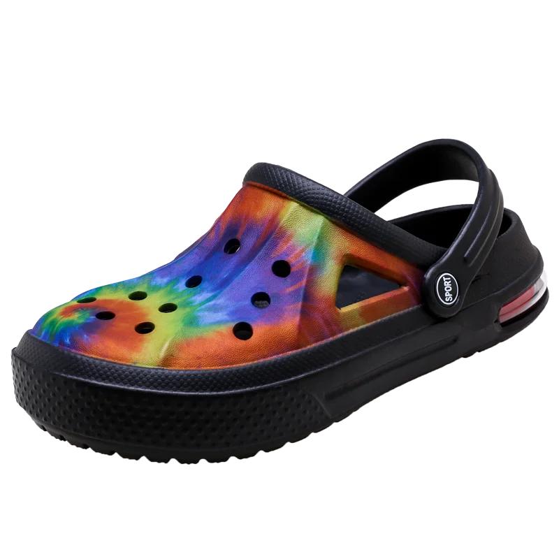 Letní graffiti dřeváky sandály pro muže a ženy sandály se vzduchovým polštářem maskáčové pantofle párové zahradní boty pánská ležérní obuv