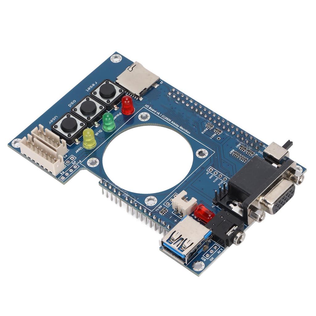 IO Board 3.5mm O VGA Interface Precise Slots 3 Buttons 3 Status LED Compute Module IO Board for