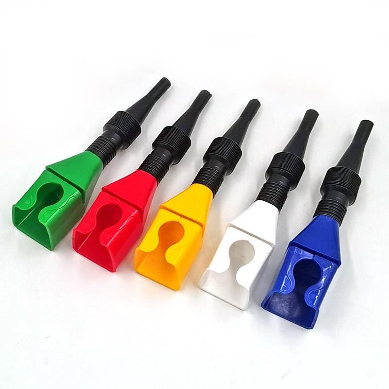 Pour oil without hand support bayonet refueling funnel portable folding telescopic hose filling motorcycle gasoline funnel
