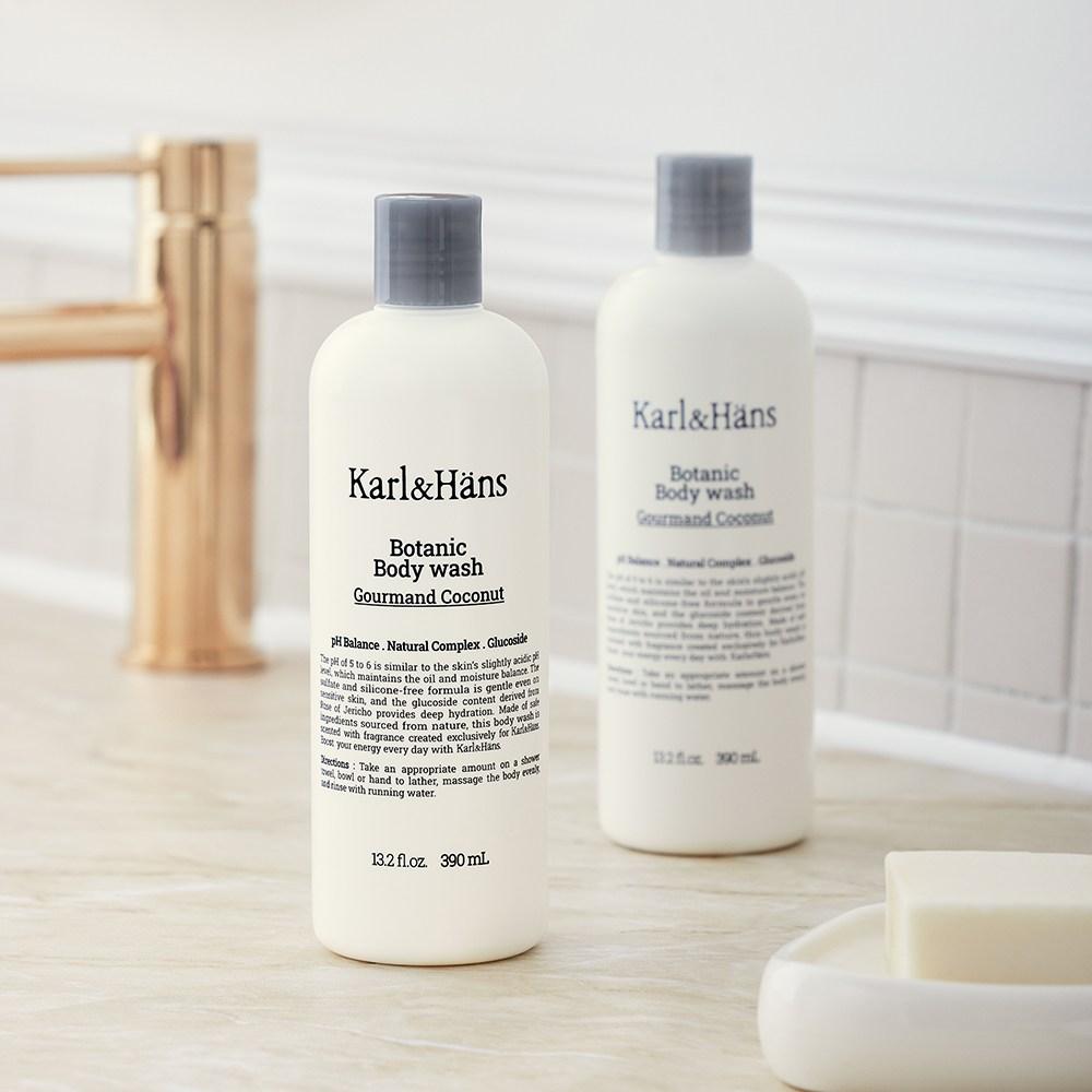 Karl & Hans Botanical Body Wash Gourmand Coconut, 1 Unit, 390ml