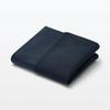 MUJI polyester düz dokuma kılıf, küçük genişlik 45 x derinlik 45 x yükseklik 33 15195497 Vücuda oturan koltuklar, lacivert, cm,