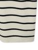 NOIRER Ribbed Henley Neck Half Knit (Black Ivory)