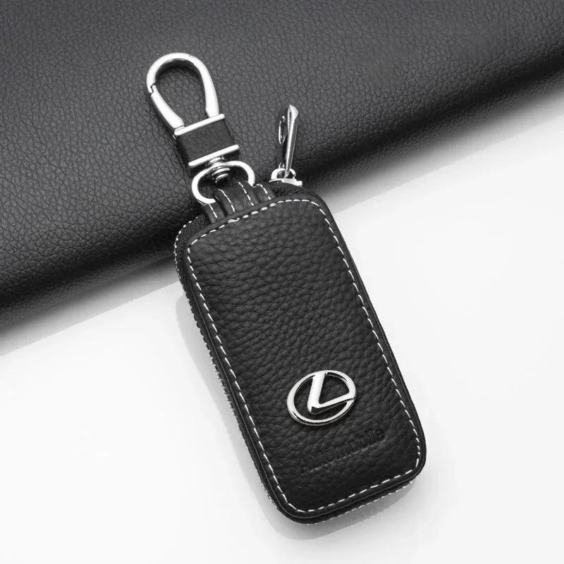 1 Stück Auto-Logo Leder Metall Auto Schlüsselabdeckung Hülle für Lexus GX460 NX300 GS400 GX470 RX450 IS250 ES330 ES350 GS300 Auto Zubehör