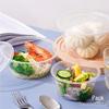 LANJIAN Disposable 450ml Round Food Container Set