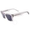 Prada Blue Rectangular Men S SunglaSSeS Pr 25zS U430a9 56