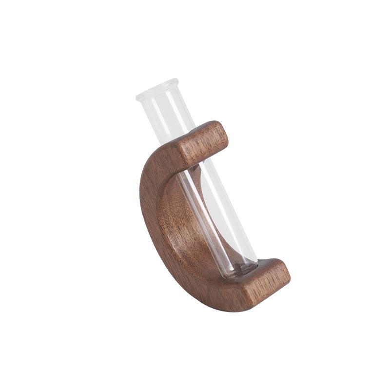 Massivholz-Vase Magnetischer Kühlschrankaufkleber Kühlschrankmagnet DIY Dekorationen Magnetischer Nachrichtenaufkleber Grüne Pflanze auf Küche Geschenk