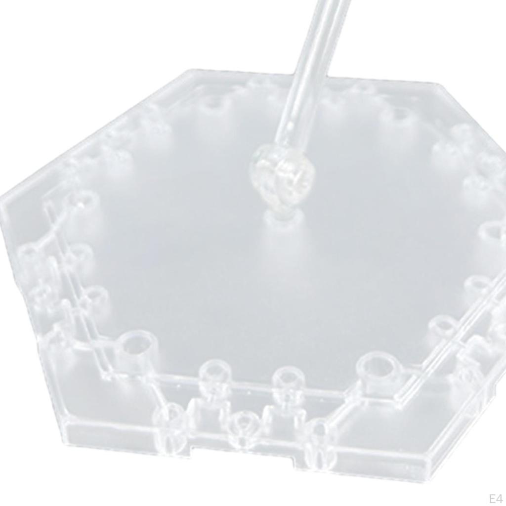 Action Figure Display Base Professional Lightweight Doll Stand Sturdy Portable Clear Stable