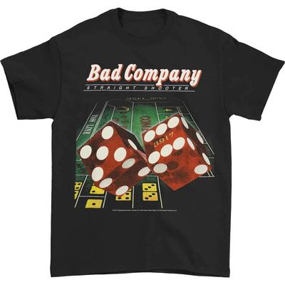Vtg Bad Company Band Album Cover Cotton Full Size Unisex Black Shirt CM139