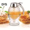 1/2 Stück Honigspender-Vorratsglas mit Ständer, großes Fassungsvermögen, auslaufsicheres Design, BPA-frei, Honigtopf in Wabenform