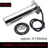 52mm Car Boat Sewage Level Gauge + Sewage Level Sensor Stainless Steel 0-190ohm 100-500MM Holding Tank Meters  9-32v Universal