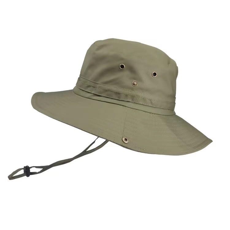 Summer Foldable Sun Hat With Wide Brim For Outdoor Fishing And Travel