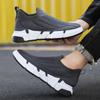 Breathable Men Vulcanized Shoes Mesh Sneakers for Men Outdoor Running Casual Shoes Slip on Loafers Men Sock Shoes Tenis Shoes