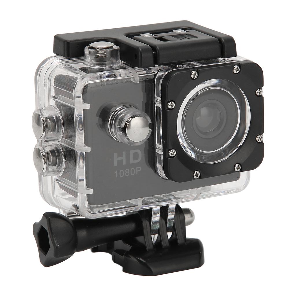 Waterproof Action Camera FHD 1080P 2.0inch HD Color Screen 140 Degrees Wide Angle Lens Underwater Sports Camera