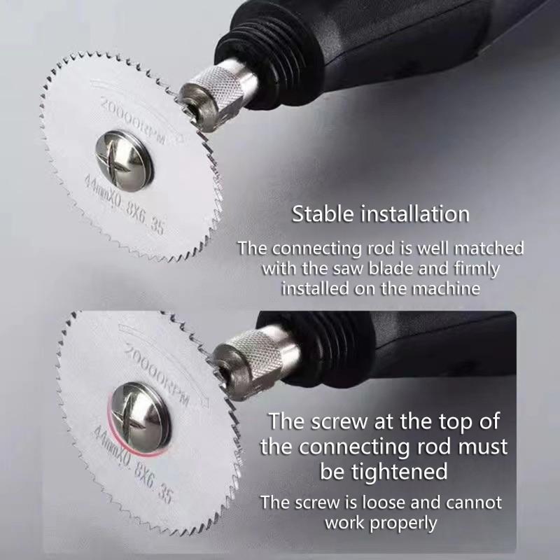 7Pcs/Set Circular Saw Cutter High Speed Steel Woodworking Cutting Discs for Woodworking Rotary Tool