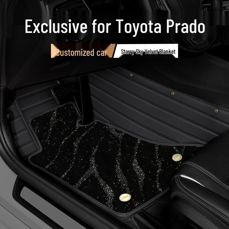 Toyota Prado Full Surround Easy-Clean Baoda Carpet Floor Mats for Interior Modification