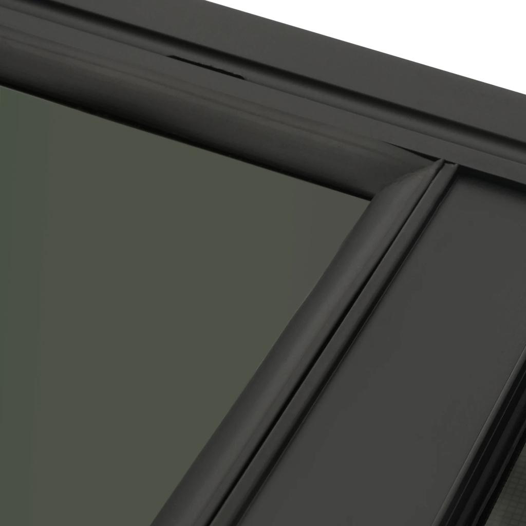 Rectangular RV Window, 42" W X 12" H Camper Windows Replacement Horizontal Sliding RV Windows Camper with Trim Ring