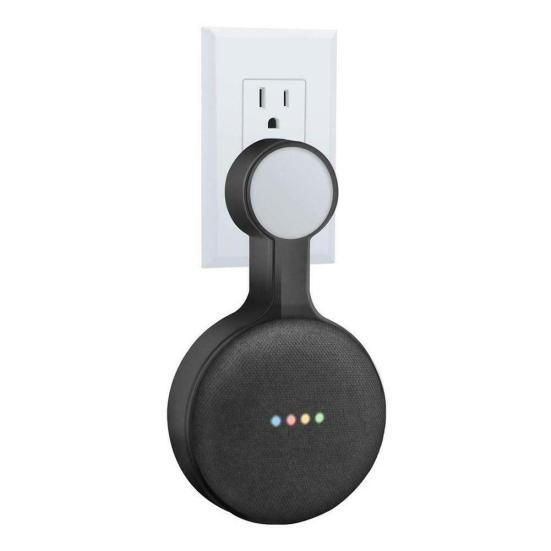 Outlet Wall Mount Bracket Holder Accessory for Google Home Mini Smart Speaker