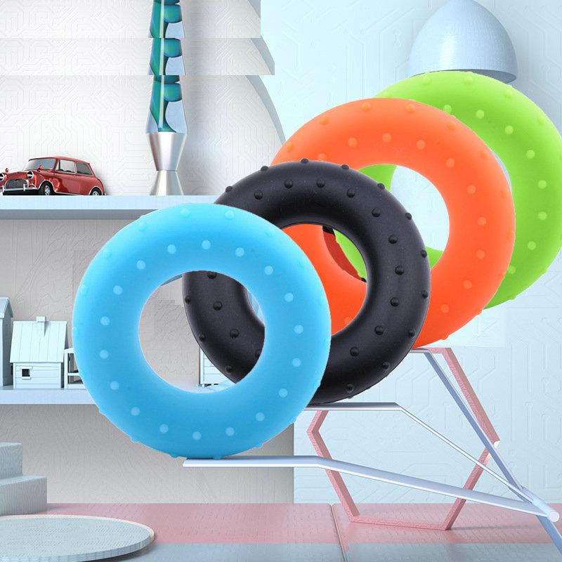 Silicone Grip Strength Device Exercise Rehabilitation Training Hand Fitness Circle for Men and Women Home Small Fitness Equipment