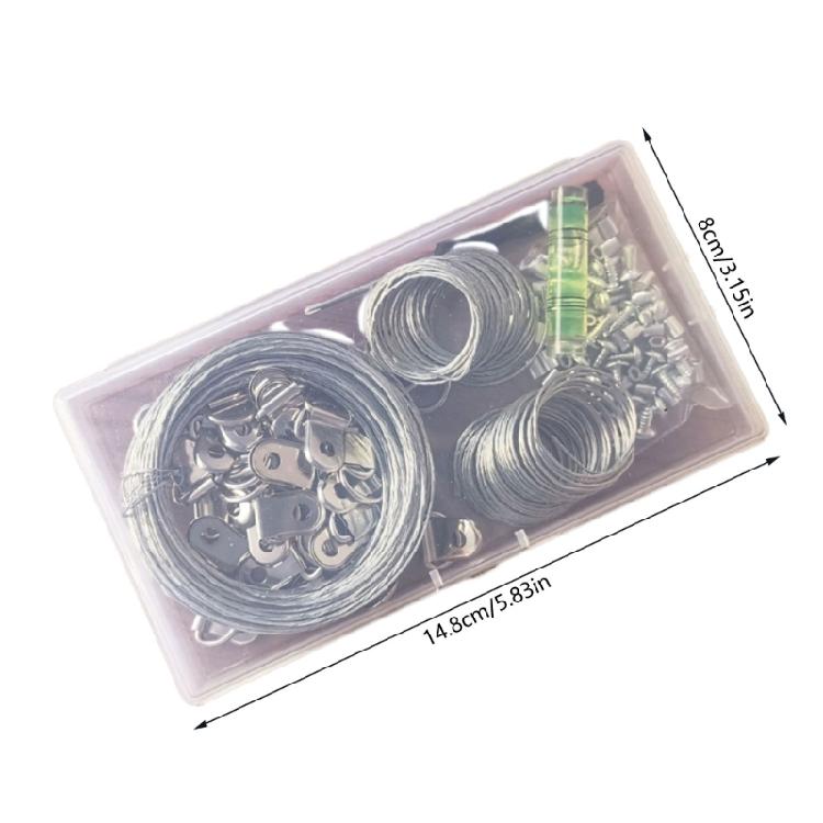 105pcs Photo Frame Hangings Kits Picture Frame Hangers Photos Hangings Set Tool