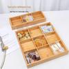 Bamboo 4-Compartment Snack & Fruit Tray