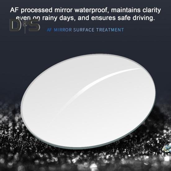 Adjustable Car Blind Spot Mirrors Wide-Angle View Frameless Design Universal Fit Simple Installation 360-degree Rotatable Convex Mirror