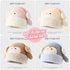 Warm Penguin Beanie Cartoon Thick Knit Earflap Hat Cute Kids Plush Winter Hat  Ages 3-8