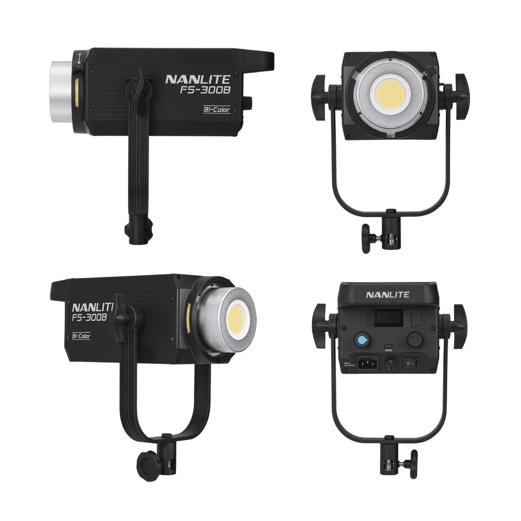 NANLITE Photography High Output Color Temperature CRI96 Bicolor Ambient 12 Types of Lighting Overheating App Bowens Silent Video Filling Live Black