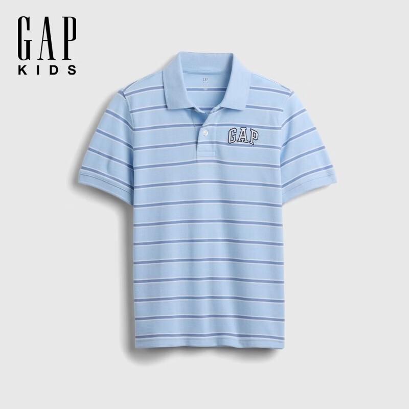 GAP Boys' Embroidered Logo Pique Polo Shirt