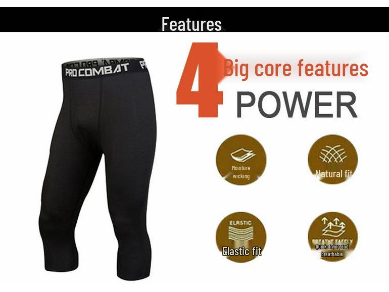 Hochelastische, schnelltrocknende Kompressions-Trainingsshorts für Sport